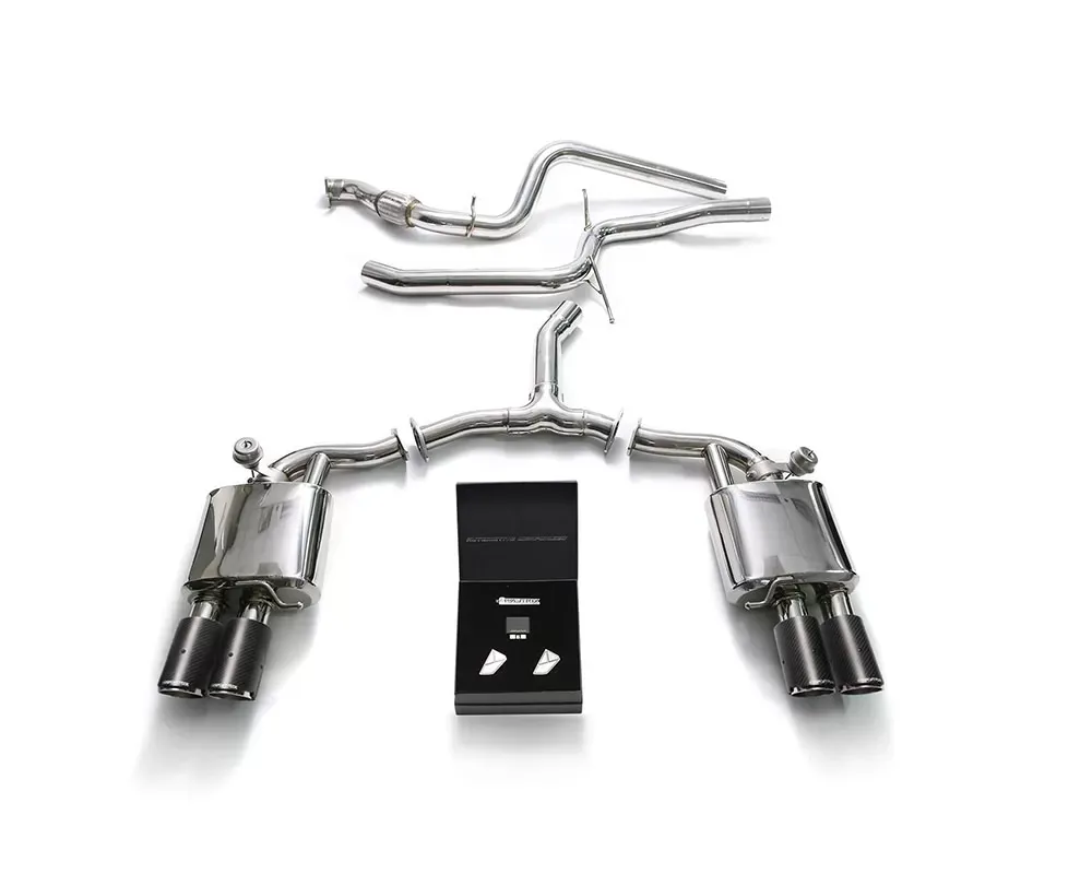 ARMYTRIX Valvetronic Exhaust System Audi  A4 | A4 Avant B9 2.0 TFSI 2WD Non-OPF 2016+ - AU942-QC11