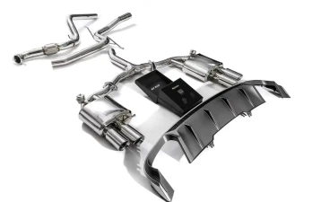 ARMYTRIX Valvetronic Exhaust System Audi  A4 | A4 Avant B9 2.0 TFSI 2WD Non-OPF 2016+ - AU942-QS11C - Image 3