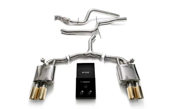 ARMYTRIX Valvetronic Exhaust System Audi  A4 | A4 Avant B9 2.0 TFSI 2WD Non-OPF 2016+ - AU942-QS11G - Image 3