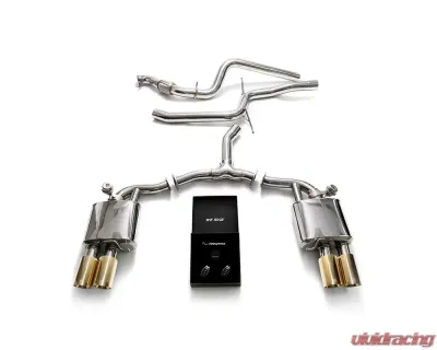 ARMYTRIX Valvetronic Exhaust System Audi  A4 | A4 Avant B9 2.0 TFSI 2WD Non-OPF 2016+ - AU942-QS11G