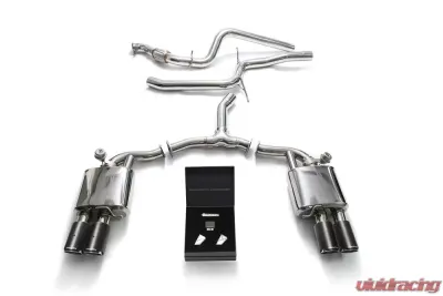 ARMYTRIX Valvetronic Exhaust System A4 Quattro | A4 Avant Quattro B9 2.0 TFSI 4WD Non-OPF 2016+ - AU944-QC11