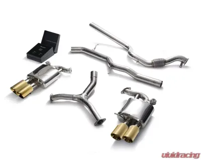 ARMYTRIX Valvetronic Exhaust System A4 Quattro | A4 Avant Quattro B9 2.0 TFSI 4WD Non-OPF 2016+ - AU944-QS11G