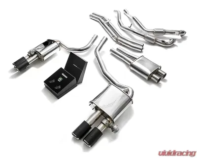 ARMYTRIX Valvetronic Exhaust System Audi S4 | S5  3.0L V6 Turbo B9 Non-OPF 2017-2023 - AU94S-QC11