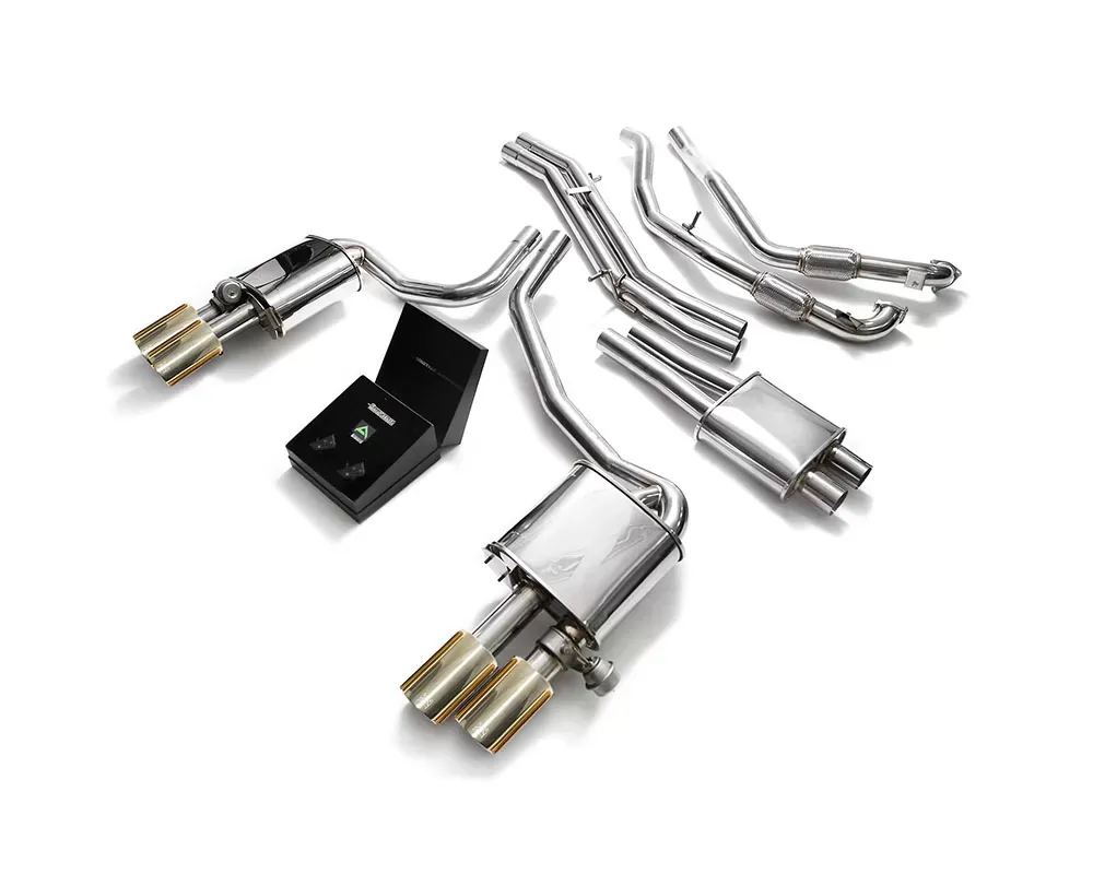 ARMYTRIX Valvetronic Exhaust System Audi S4 | S5  3.0L V6 Turbo B9 Non-OPF 2017-2023 - AU94S-QS11G