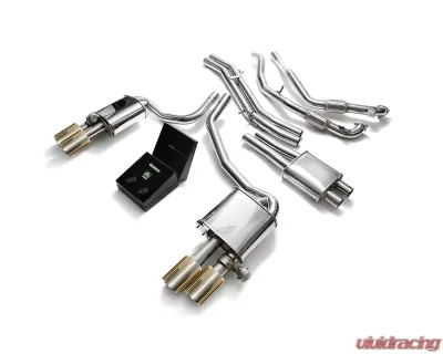 ARMYTRIX Valvetronic Exhaust System Audi S4 | S5  3.0L V6 Turbo B9 Non-OPF 2017-2023 - AU94S-QS11G
