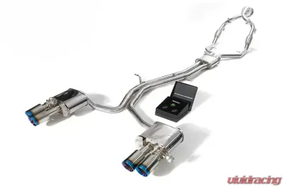ARMYTRIX Valvetronic Exhaust System Audi S4 | S5  3.0L V6 Turbo B9 Non-OPF 2017-2023 - AU94S-QS14B