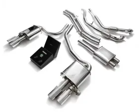 ARMYTRIX Valvetronic Exhaust System Audi S4 | S5  3.0L V6 Turbo B9 Non-OPF 2017-2023