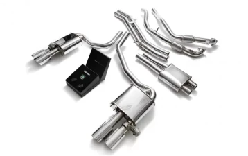 ARMYTRIX Valvetronic Exhaust System Audi S4 | S5  3.0L V6 Turbo B9 Non-OPF 2017-2023 - AU94S-QS14C - Image 4