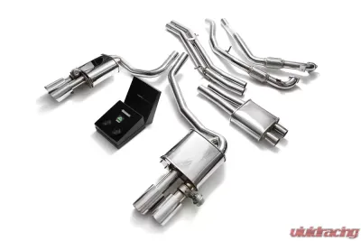 ARMYTRIX Valvetronic Exhaust System Audi S5 Coupe 3.0L V6 Turbo B9 2017-2020 - AU95S-QS11G