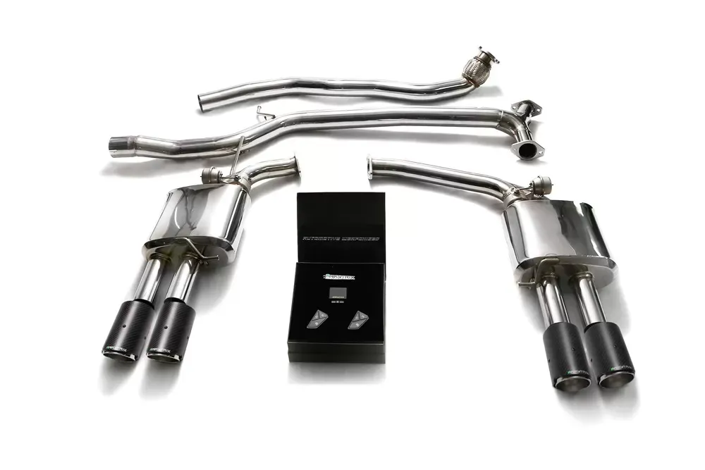 ARMYTRIX Valvetronic Exhaust System Audi A5 | A5 Quattro 2005-2015 - AUB82-QC11