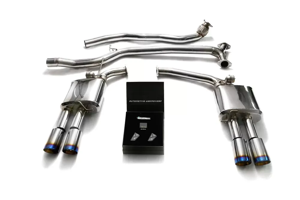 ARMYTRIX Valvetronic Exhaust System Audi A5 | A5 Quattro 2005-2015 - AUB82-QS11B