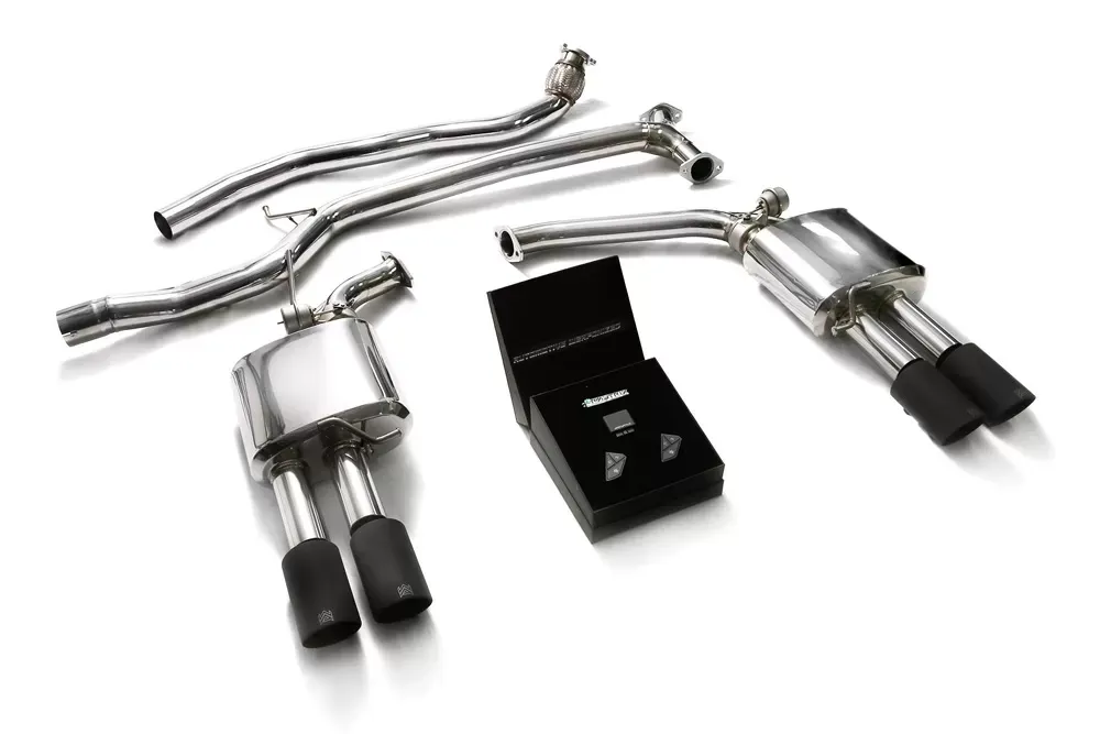 ARMYTRIX Valvetronic Exhaust System Audi A5 | A5 Quattro 2005-2015 - AUB82-QS11M