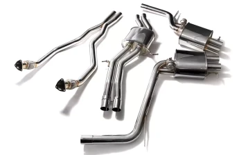 ARMYTRIX Stainless Steel Valvetronic Catback Exhaust System Audi RS4 B8 4.2 V8 2013-2015 - AUB8R-4 - Image 5