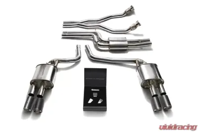ARMYTRIX Valvetronic Exhaust System Carbon Tips Audi A5/S5 Coupe | Cabriolet B8 3.0L TFSI V6 2008-2016 - AUBS2-QC11