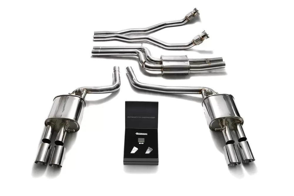 ARMYTRIX Valvetronic Exhaust System Audi A4/A5 | S4/S5 3.0L TFSI 2009-2015 - AUBS4-QS11C