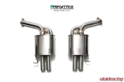 ARMYTRIX Stainless Steel Valvetronic Catback Exhaust System Audi S6 Avant | S7 | RS6 | RS7 C7 4.0 TFSI V8 2014-2018 - AUC7R-C