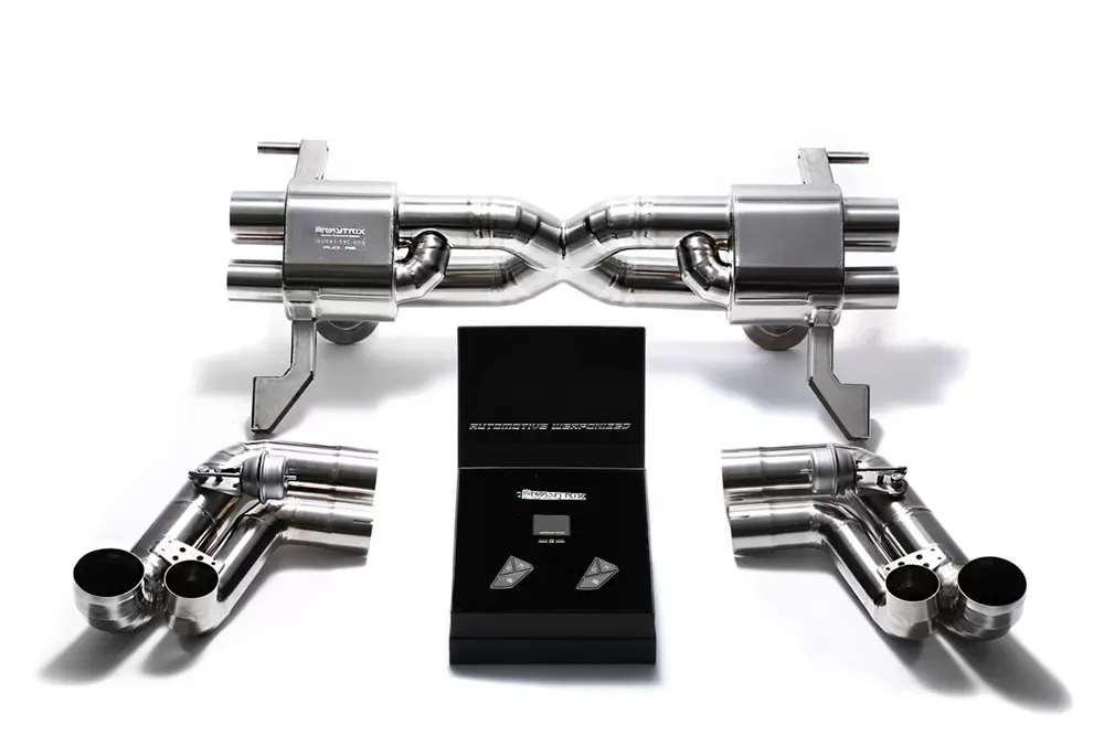 ARMYTRIX Titanium Valvetronic Exhaust System Audi R8 V10 5.2L FSI 2009-2013 - AUR11-C