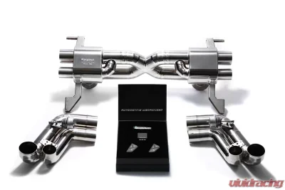 ARMYTRIX Titanium Valvetronic Exhaust System Audi R8 V10 5.2L FSI 2009-2013 - AUR11-C