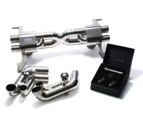 ARMYTRIX Titanium Valvetronic Catback Exhaust System Dual Carbon Tips Audi R8 V10 MKI 2009-2012