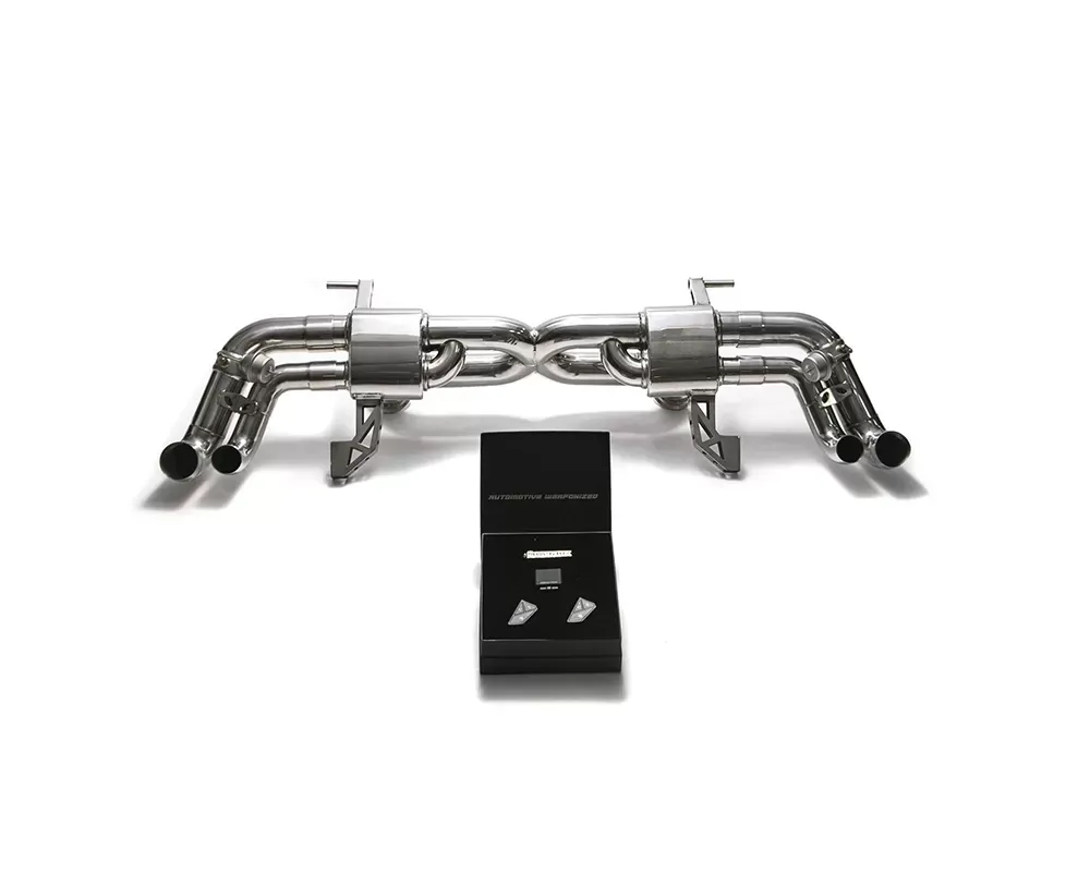 ARMYTRIX Stainless Steel Valvetronic Exhaust System Audi R8 V10 MK1 Coupe | Spider 2009-2012 - AUR11S-C