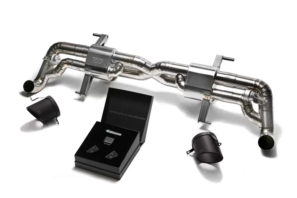 ARMYTRIX Titanium Valvetronic Exhaust System Audi R8 V10 5.2L FSI 2014-2015 - AUR12-DT16M