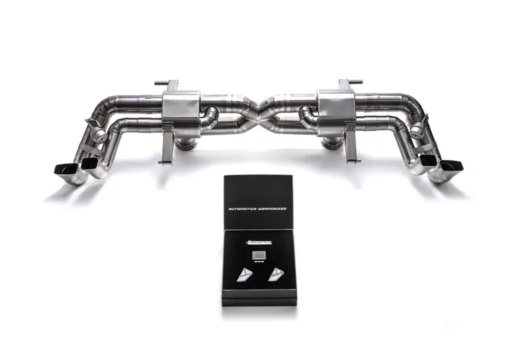 ARMYTRIX Titanium Valvetronic Exhaust System Audi R8 V10 5.2L FSI 2016-2021 - AUR13-C