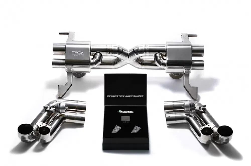 ARMYTRIX Stainless Steel Valvetronic Catback Exhaust System Audi R8 V8 MKI 2007-2012 - AUR81S-C