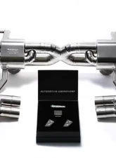 ARMYTRIX Stainless Steel Valvetronic Catback Exhaust System Audi R8 V8 MKI 2007-2012                                     - AUR81S-C - Image 6