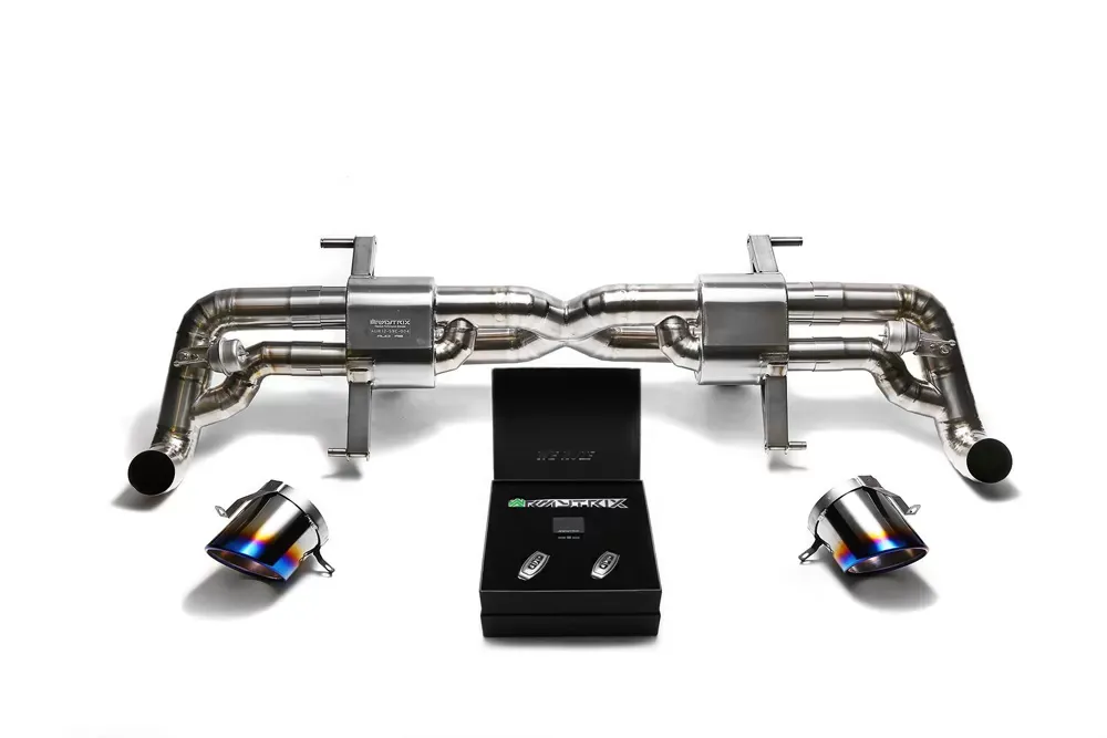 ARMYTRIX Titanium Valvetronic Exhaust System Audi R8 V8 4.2L FSI 2014-2015 - AUR82-DT16B