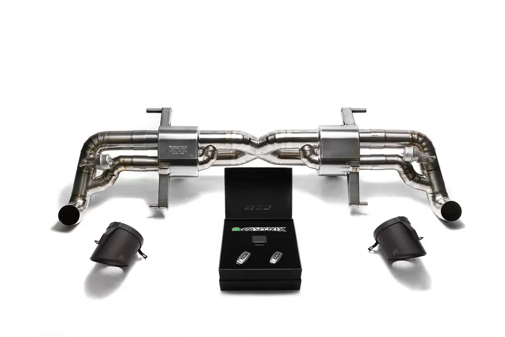 ARMYTRIX Titanium Valvetronic Exhaust System Audi R8 V8 4.2L FSI 2014-2015 - AUR82-DT16M