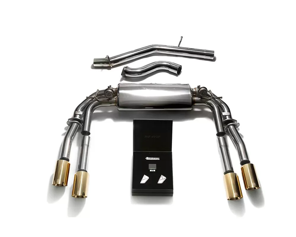 ARMYTRIX Valvetronic Exhaust System Audi S3 8V Sedan 2.0 Turbo 2013-2021 - AUVS4-QS11G