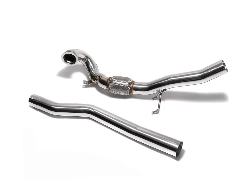 ARMYTRIX High-Flow Performance Race Downpipe & Secondary Downpipe w/Cat Simulator Audi S3 Sportback | Sedan 8V 2013+ - AWVSR-6DD