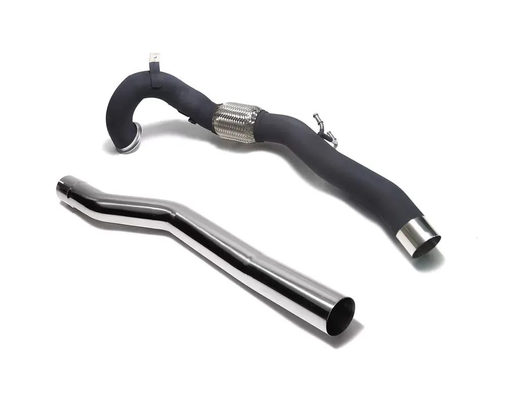 ARMYTRIX Ceramic Coated High-Flow Performance Race Downpipe & Secondary Downpipe w/Cat Simulator Audi S3 Sportback | Sedan 8V 2013+ - AWVSR-6DDC