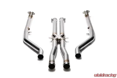 ARMYTRIX Front Pipe with 200 CPSI Catalytic Converters with X-Pipe BMW E90 | E92 M3 2008-2013 - BME9M-CD