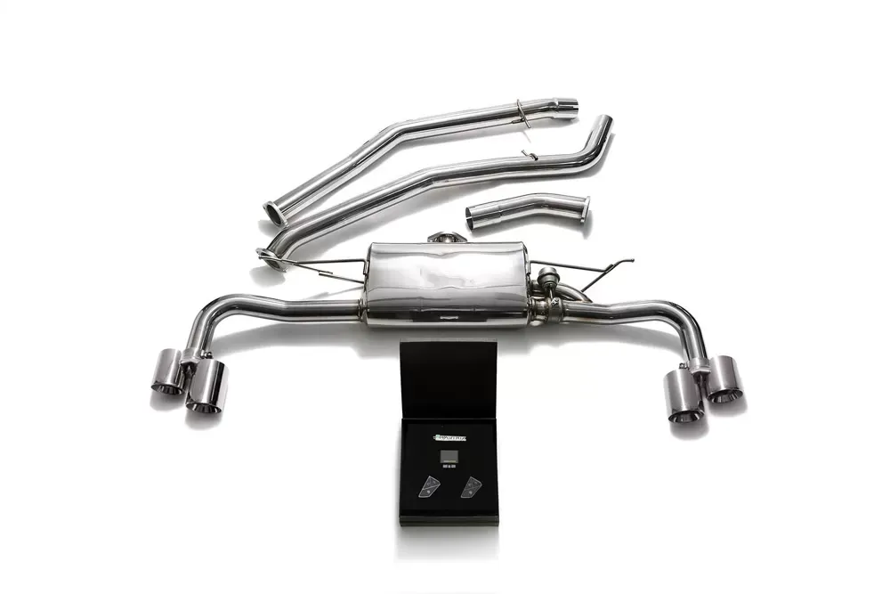 ARMYTRIX Valvetronic Exhaust System BMW X5 xDrive 35i F15 2014-2021 - BMFX3-QS44C