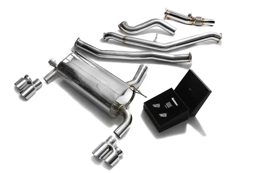 ARMYTRIX Valvetronic Exhaust System w/Race Downpipe | BMW 3-Series | 4-Series F3x 2012-2015 - BN20B20-BDD BMF32-QS42C