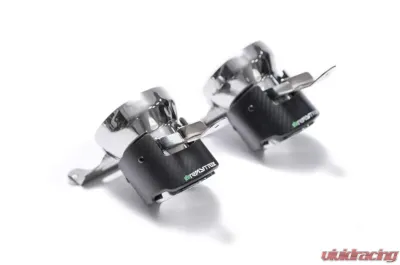 ARMYTRIX Twin Carbon Tips Ferrari 488 GTB | Spider 2016-2020 - DC46