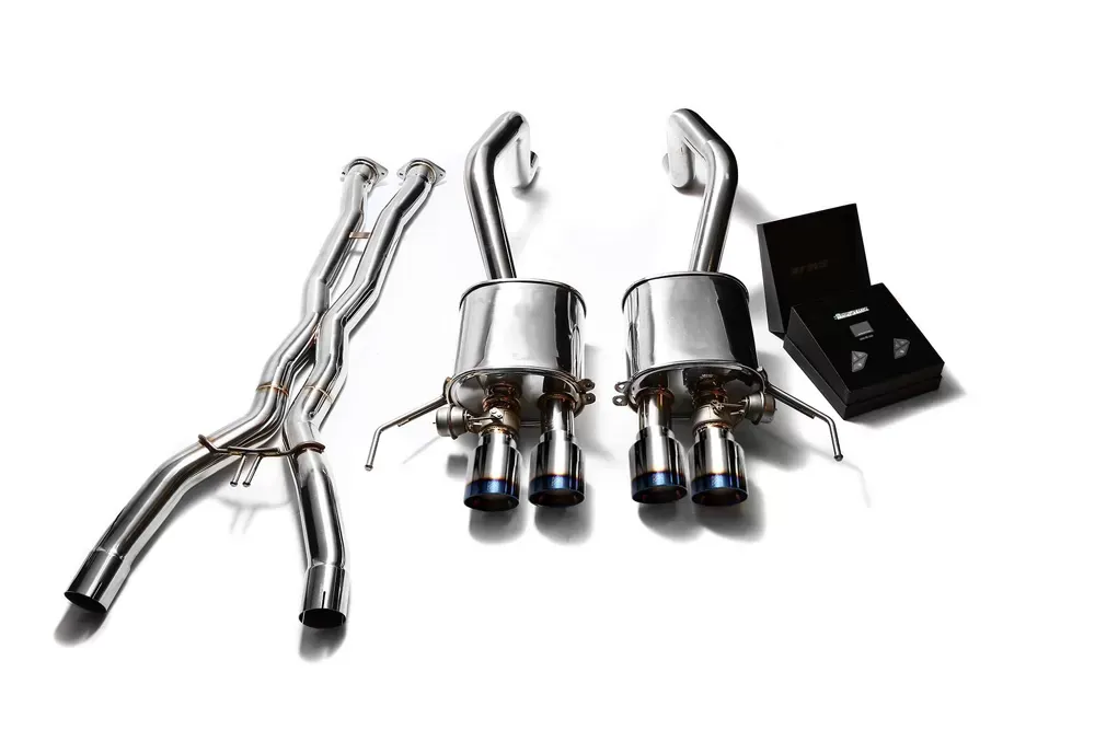 ARMYTRIX Valvetronic Exhaust System w/X-Pipe | Chevrolet Corvette C7 2014-2019 - CZ6C7-X CZ6C7-QS28B