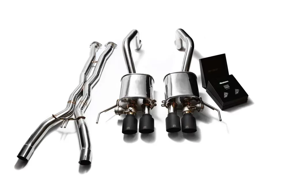 ARMYTRIX Valvetronic Exhaust System w/X-Pipe | Chevrolet Corvette C7 2014-2019 - CZ6C7-X CZ6C7-QS28M