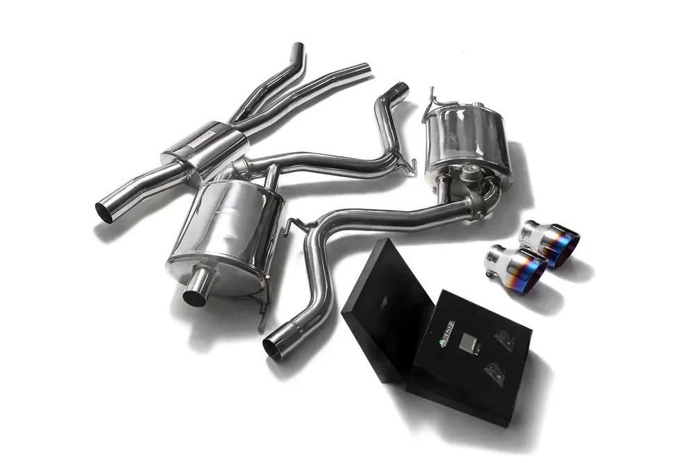 ARMYTRIX Valvetronic Exhaust System Ford Mustang 2.3L EcoBoost 2015-2024 - FDM62-DS33B