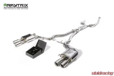 ARMYTRIX Valvetronic Exhaust System Ford Mustang GT Coyote 5.0L V8 Coupe 2018+ - FDM6Q-QS38C