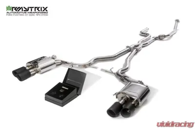 ARMYTRIX Valvetronic Exhaust System Ford Mustang GT Coyote 5.0L V8 Coupe 2018+ - FDM6Q-QS38M