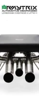 ARMYTRIX Titanium Black Coated Valvetronic Exhaust System Titanium Quad Tips Lamborghini Aventador S LP740-4 2017-2021 - LBA40-C - Image 4