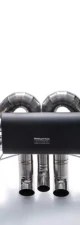 ARMYTRIX Titanium Black Coated Valvetronic Exhaust System Titanium Quad Tips Lamborghini Aventador S LP740-4 2017-2021 - LBA40-C - Image 5