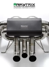 ARMYTRIX Titanium Black Coated Valvetronic Exhaust System Titanium Quad Tips Lamborghini Aventador S LP740-4 2017-2021                                     - LBA40-C - Image 7