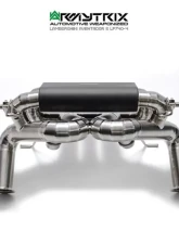 ARMYTRIX Titanium Black Coated Valvetronic Exhaust System Titanium Quad Tips Lamborghini Aventador S LP740-4 2017-2021                                     - LBA40-C - Image 9