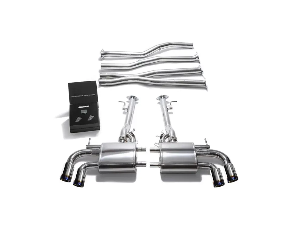 ARMYTRIX Valvetronic Exhaust System Lexus LC500 5.0L V8 2017+ - LXLC5-QS11B