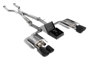 ARMYTRIX Valvetronic Header Back Exhaust System Lexus RC-F 5.0L V8 2015-2021 - LXRCF-QS3840M - Image 4