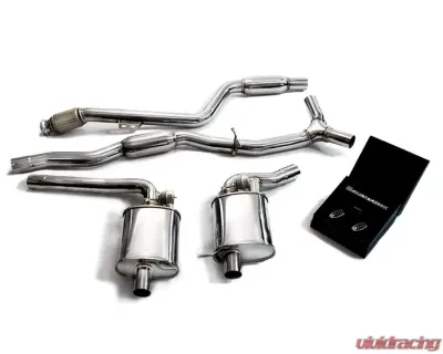 ARMYTRIX Stainless Steel Valvetronic Exhaust System Mercedes Benz C300 W205 Left Hand Drive 2018+ - MB052-BLC