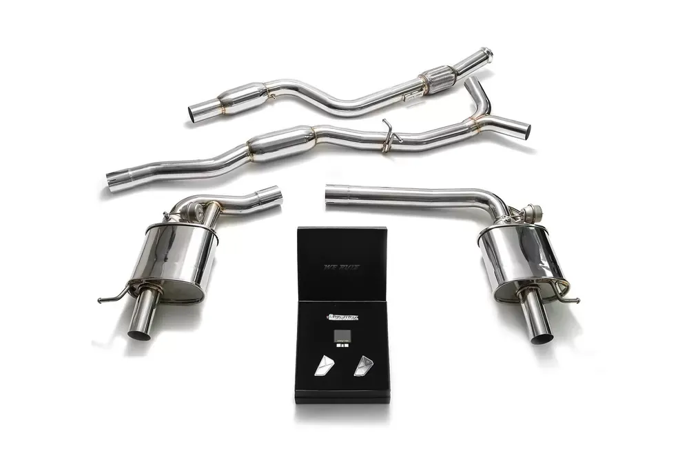 ARMYTRIX Stainless Steel Valvetronic Catback Exhaust System Mercedes-Benz C-Class W205 RHD 2015-2018 - MB052-RC